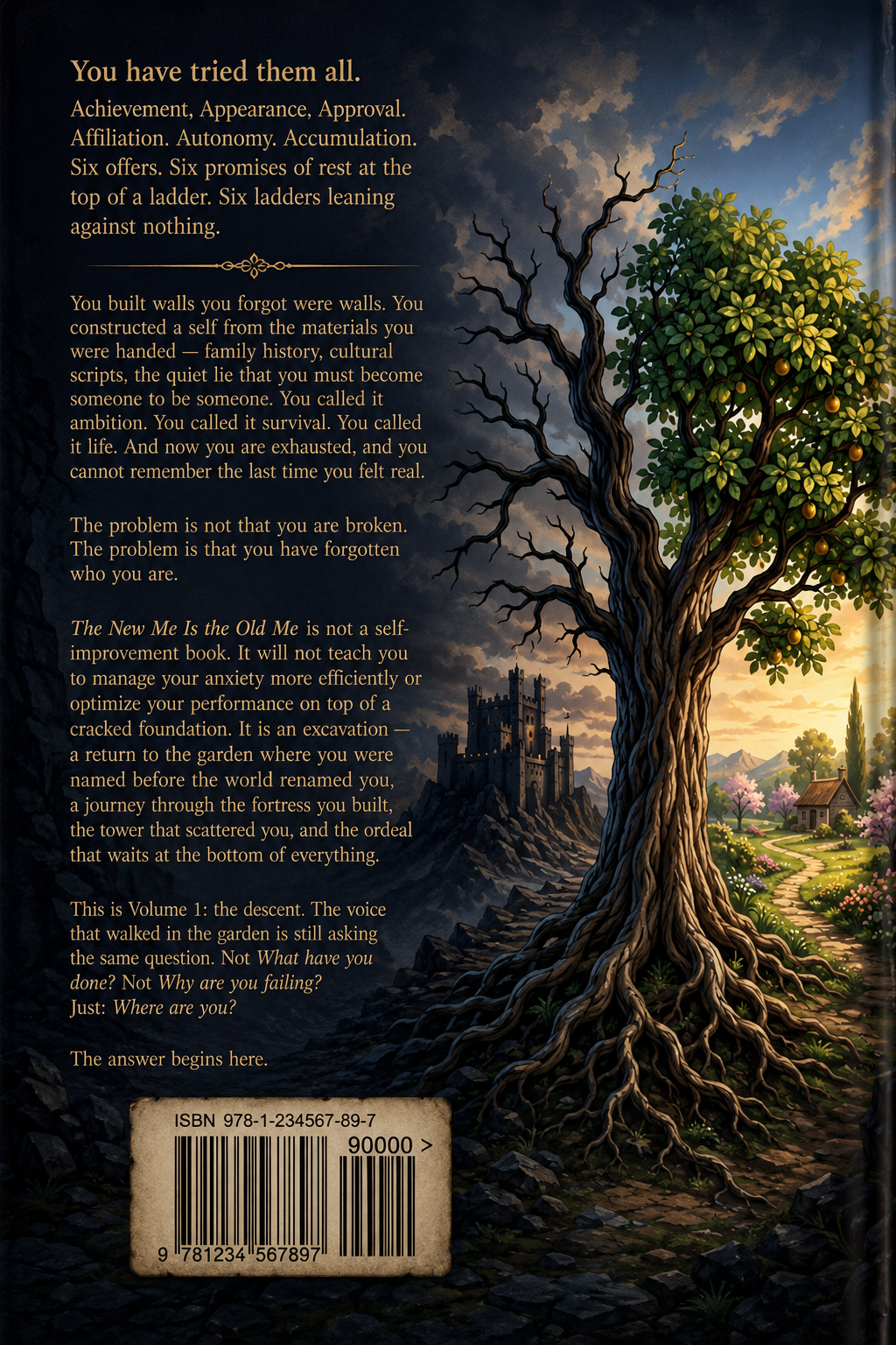The New Me Is the Old Me — Volume 1 rear cover